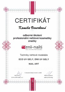 certifikát techniky nehtové modeláže